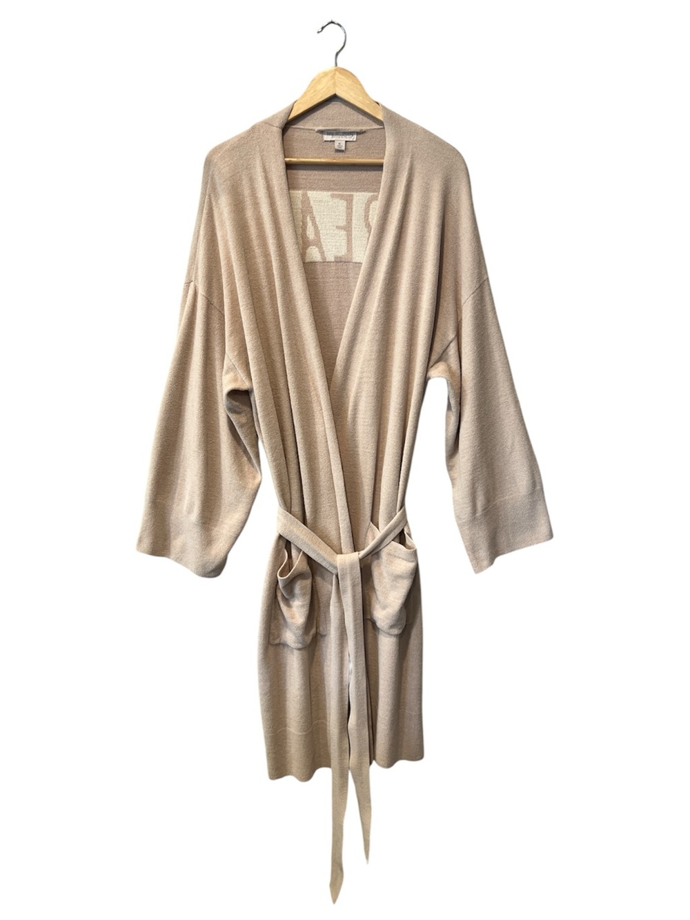 Barefoot Dreams CozyChic Ultra Lite Dream Belted Lounge Robe Stone XL
